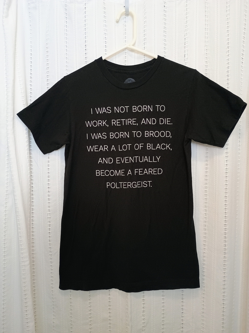 Boredwalk Poltergeist Goth Emo Alt Grunge Graphic Tee Black - Small Like New